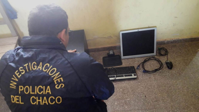 Robaron el Registro Civil de Charata y encontraron los elementos en Pinedo
