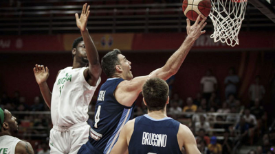 Argentina se metió en segunda ronda con Scola imparable
