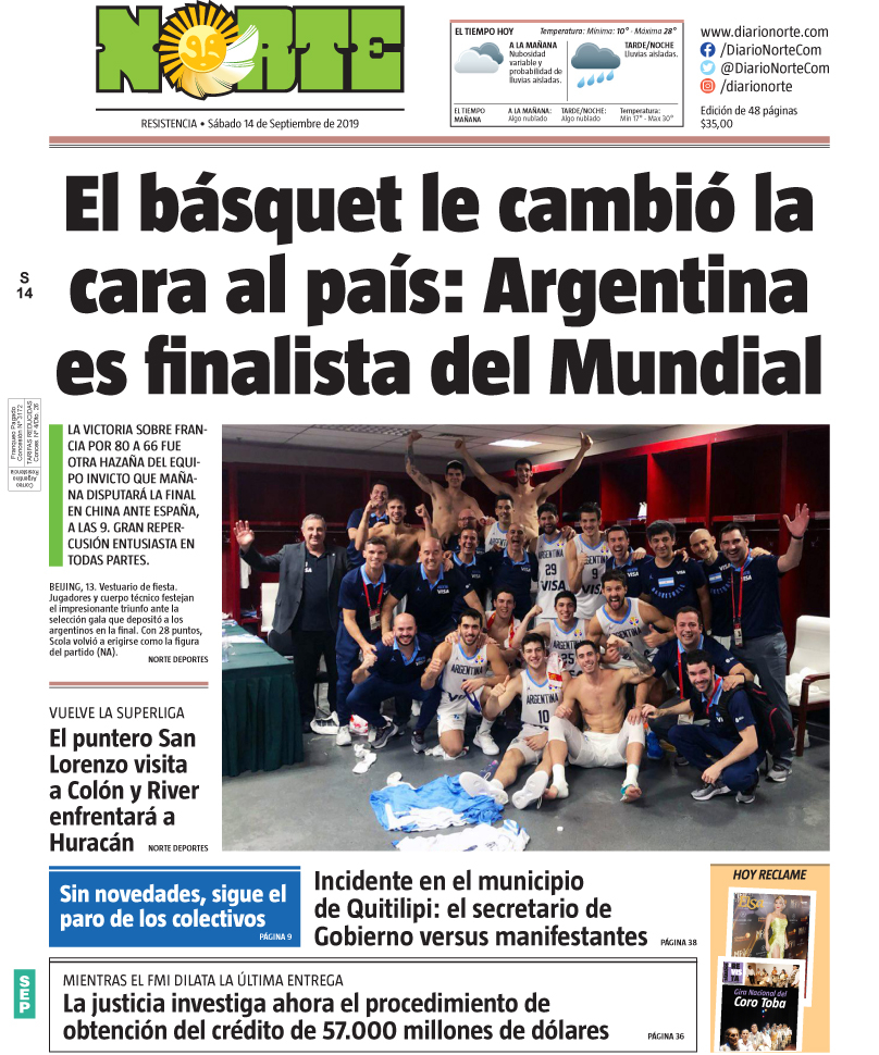 Edicion del 14-09-2019