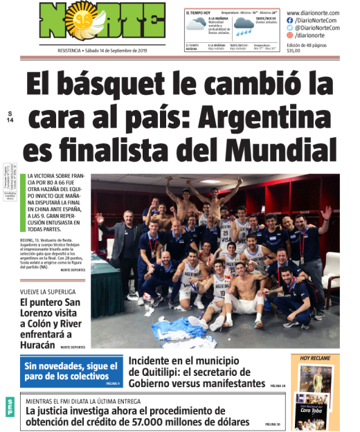 Edicion del 14-09-2019
