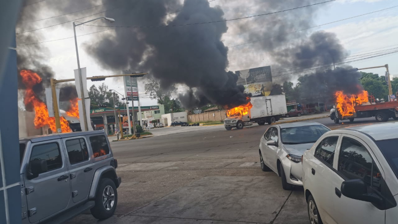 Sangrientos tiroteos en Culiacán en un operativo policial para capturar a un hijo de “El Chapo” Guzmán