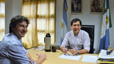 Gustavo Martínez recibió a Arévalo: compromiso de trabajo conjunto