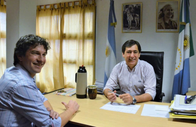 Gustavo Martínez recibió a Arévalo: compromiso de trabajo conjunto