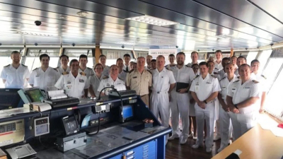 El inesperado homenaje de un grupo de submarinistas británicos a sus pares del ARA San Juan