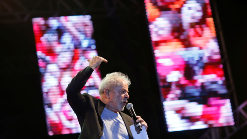 Primer acto público de Lula tras salir de la cárcel