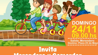 “La Casita del Árbol” organiza una bicicleteada familiar