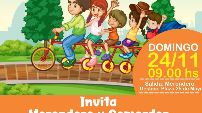 “La Casita del Árbol” organiza una bicicleteada familiar
