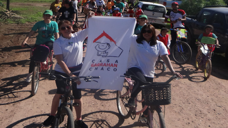 10 años de bicicleteada solidaria