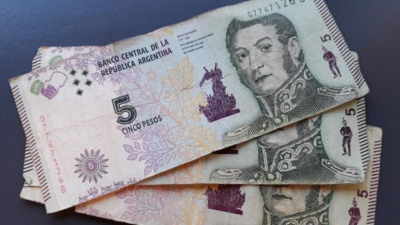 Los billetes de 5 pesos dejarán de circular el 31 de enero