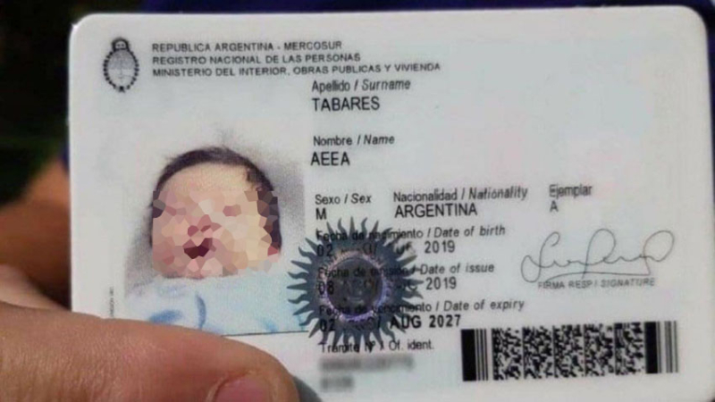 Fanatismo puro: le puso "Aeea" a su hijo por el tema de Los Palmeras a Colón