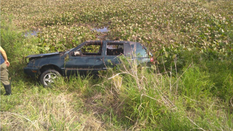 Volcó en una cañada a la vera de la ruta 16 y murió ahogado