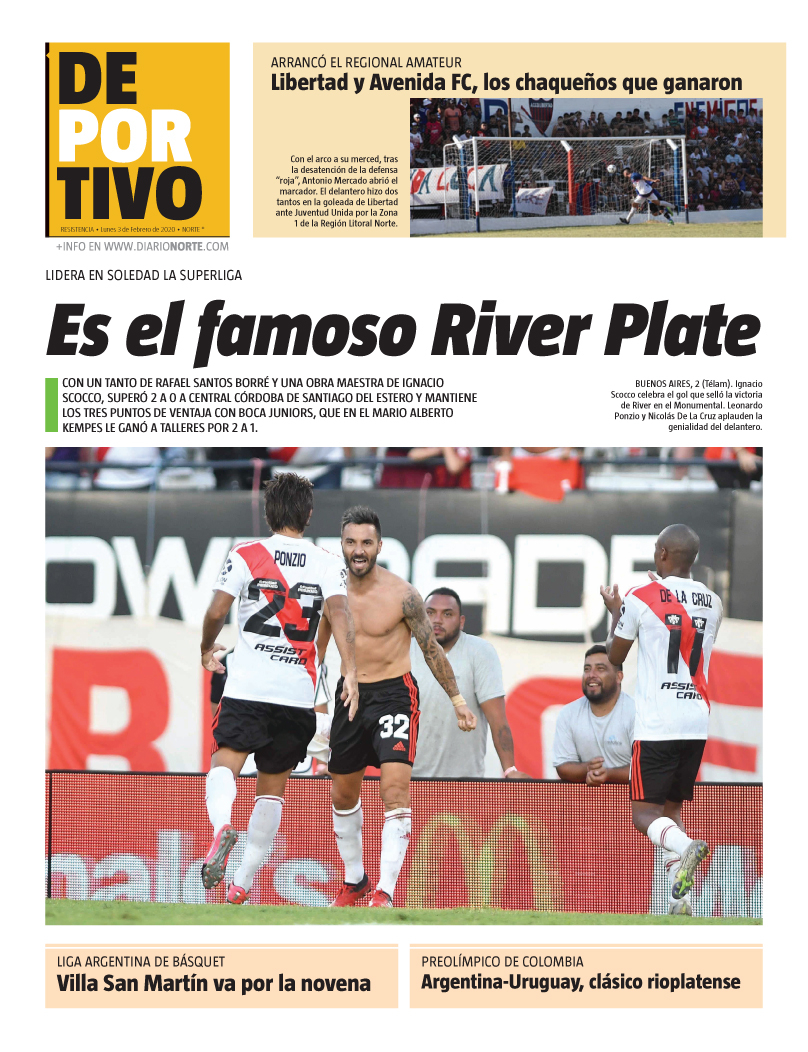Es el famoso River Plate