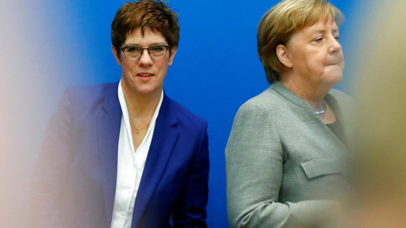 Crisis política en Alemania: Merkel se quedó sin heredera