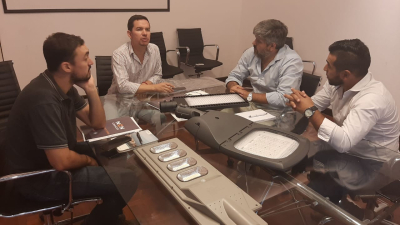 Reunión en Infraestructura para avanzar en las 50 mil luminarias LED