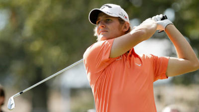Emiliano Grillo en el podio ⛳️