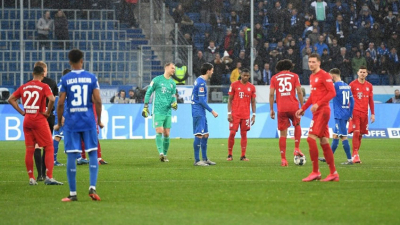 Inédita protesta de los jugadores del Hoffenheim y el Bayern