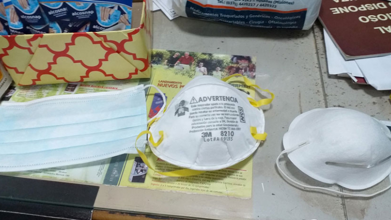 Farmacias de Sáenz Peña sin stock de barbijos ante el temor al coronavirus