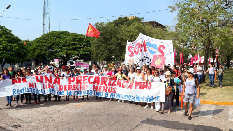 9M en Resistencia: marcha multitudinaria, reclamos históricos y pedido de justicia por los femicidios
