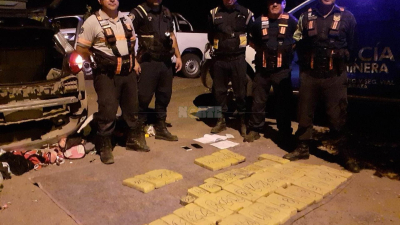 Secuestran 52 kilos de marihuana en la Ruta 89