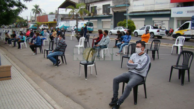 Tranquila jornada bancaria en el inicio de la cuarentena “administrada”