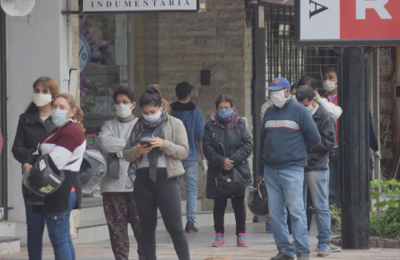 Sáenz Peña colmada de gente por el pago de cuentas