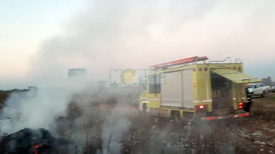 El incendio de cosechadoras preocupa a los productores