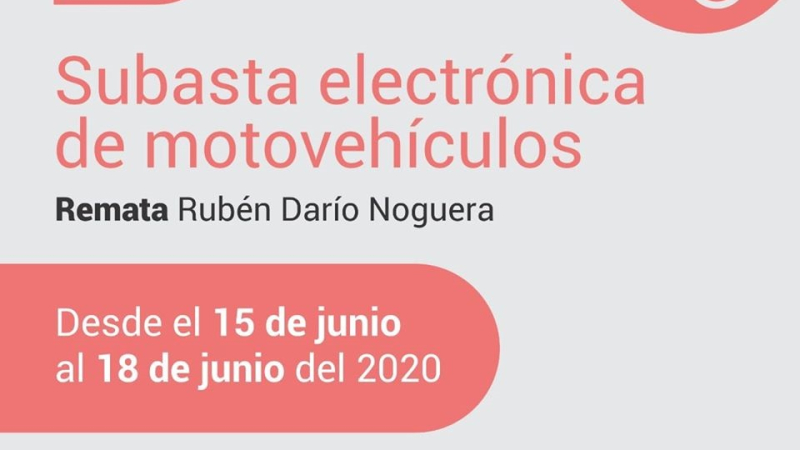 Barranqueras: invitan a participar de la gran subasta "online" de motovehículos