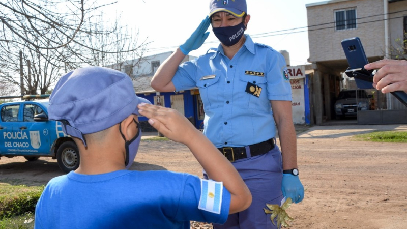 Sueño cumplido para el pequeño Anthony Acosta