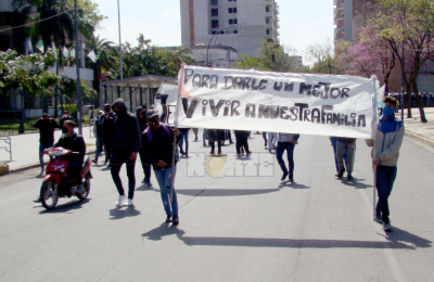 Aglomeraciones y protestas, imágenes destacadas del centro