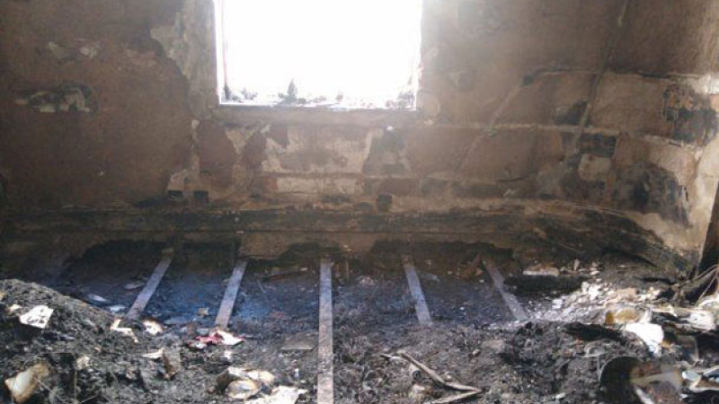 Cómo quedó el departamento de Elsa Serrano tras el incendio