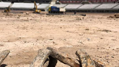 Hallazgo arqueológico en el“Monumental”