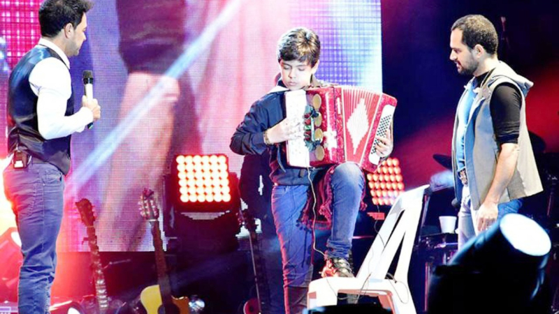 Emiliano López, “el bebé del acordeón”
