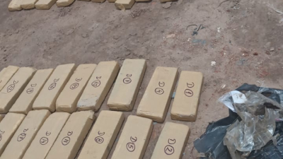 La policía correntina incautó un cargamento importante de marihuana