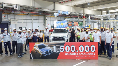 Toyota produjo 1.500.000 unidades en Argentina