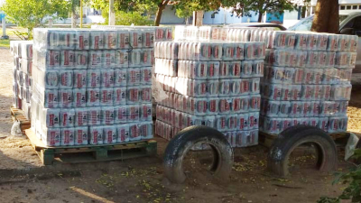 Simularon la incautación de millonario cargamento de cerveza pero fueron detenidos