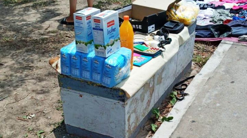 Vendía mercadería entregada por el gobierno