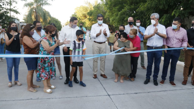 Inauguraron pavimento en Villa Seitor