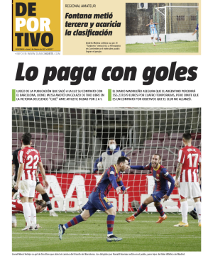 Lo paga con goles