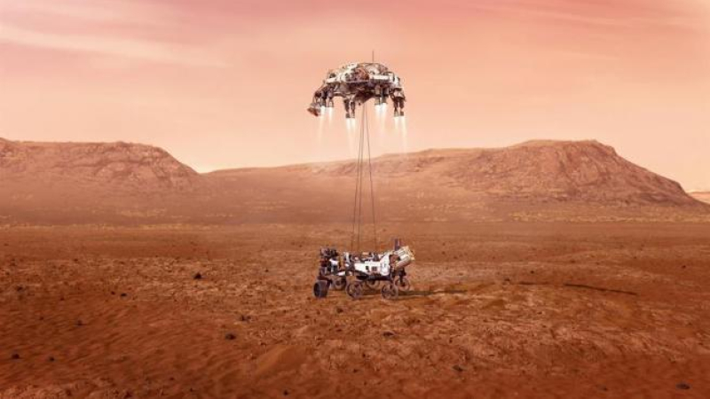 El rover Perseverance se acerca a Marte para buscar rastros de vida