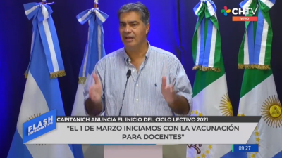 Capitanich pidió a los docentes un voto de confianza