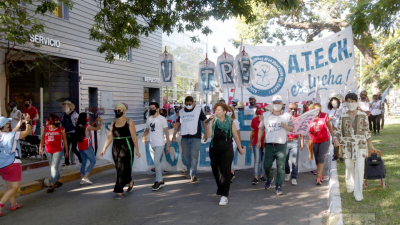El ciclo lectivo 2021 comenzó con un paro docente que se sostendría hasta el viernes