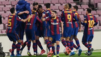 Barcelona logró una gran remontada y goleó 3 a 0 a Sevilla por Copa del Rey