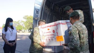 Llegaron hoy otras 10.800 vacunas de la Sputnik V al Chaco