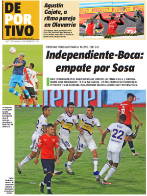 Independiente-Boca: empate por Sosa