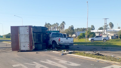 Tremendo accidente en el cruce de rutas 89 y 6: se salvó de milagro