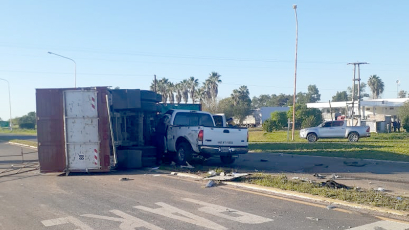 Tremendo accidente en el cruce de rutas 89 y 6: se salvó de milagro