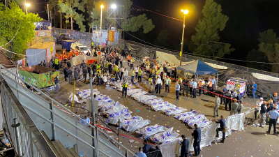 Israel: al menos 44 muertos tras una multitudinaria estampida durante un evento religioso