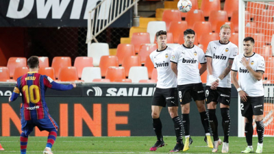 Con dos goles de Messi, Barcelona ganó un partido clave ante Valencia