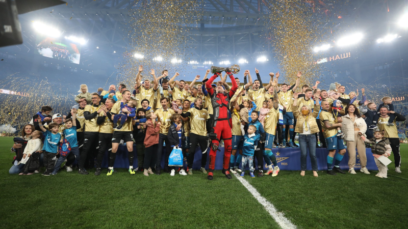 El Zenit de Driussi, campeón de Rusia por tercera vez seguida