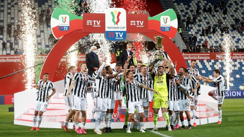 Juventus campeón de la Copa Italia
